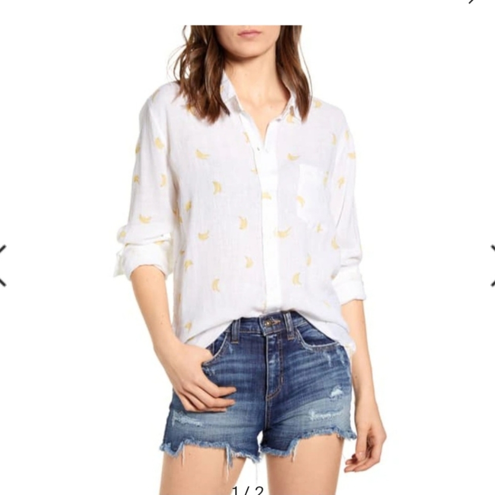 Rails Banana Blouse Size Small - image 1